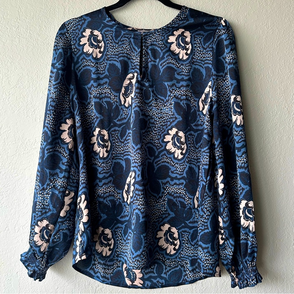 🌿 Ted Baker Boho Floral Blouse – Polished & Feminine! ✨